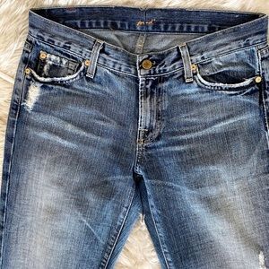 7 For All Mankind Boy Cut Women’s Jeans Size 29